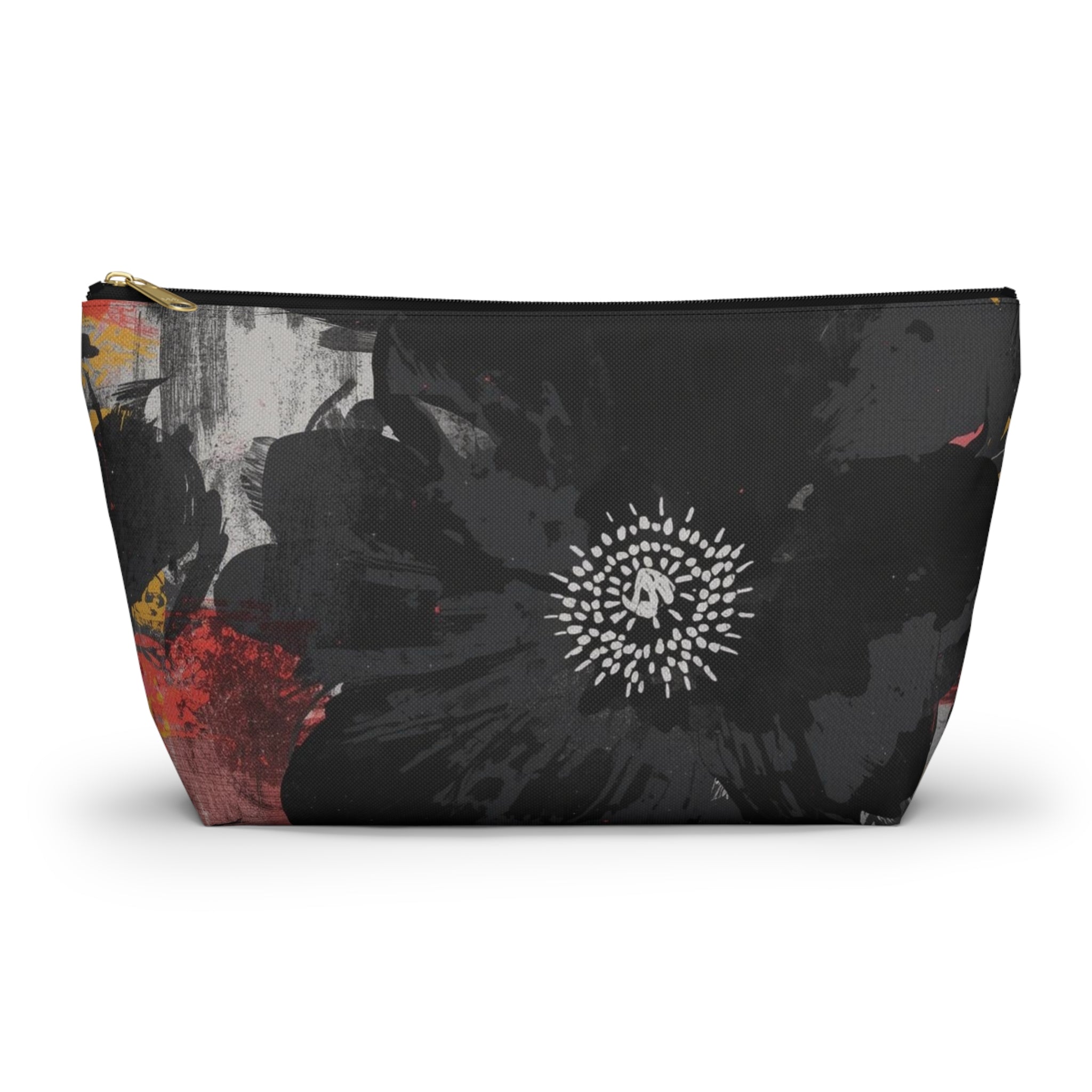 Floral Noir Accessory Pouch