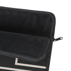 Personalized Laptop Sleeve, Black/Ivory