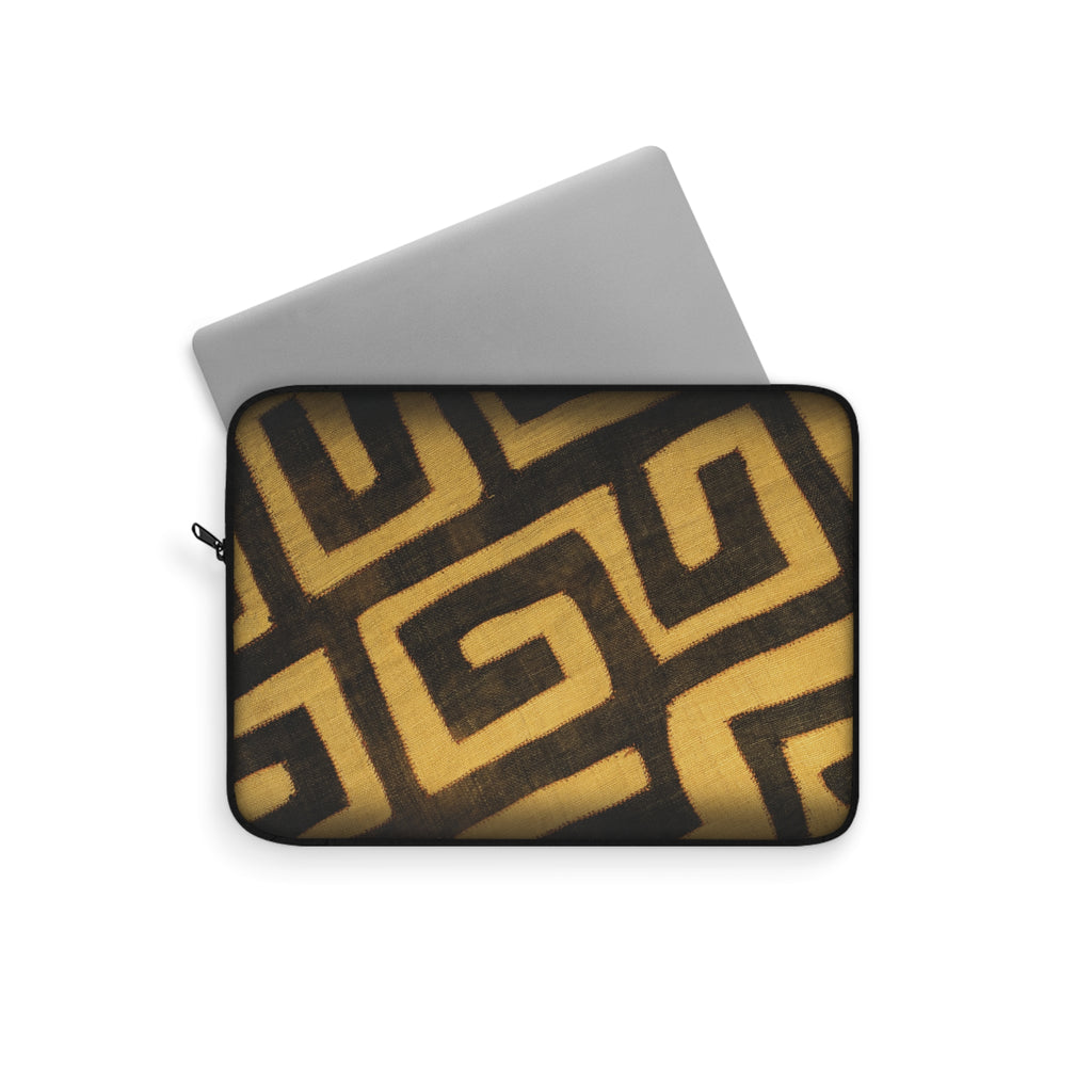 Savannah Gold Padded Laptop Sleeve,
