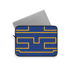 Personalized Laptop Sleeve Protective Case, Blue/Yellow Gold