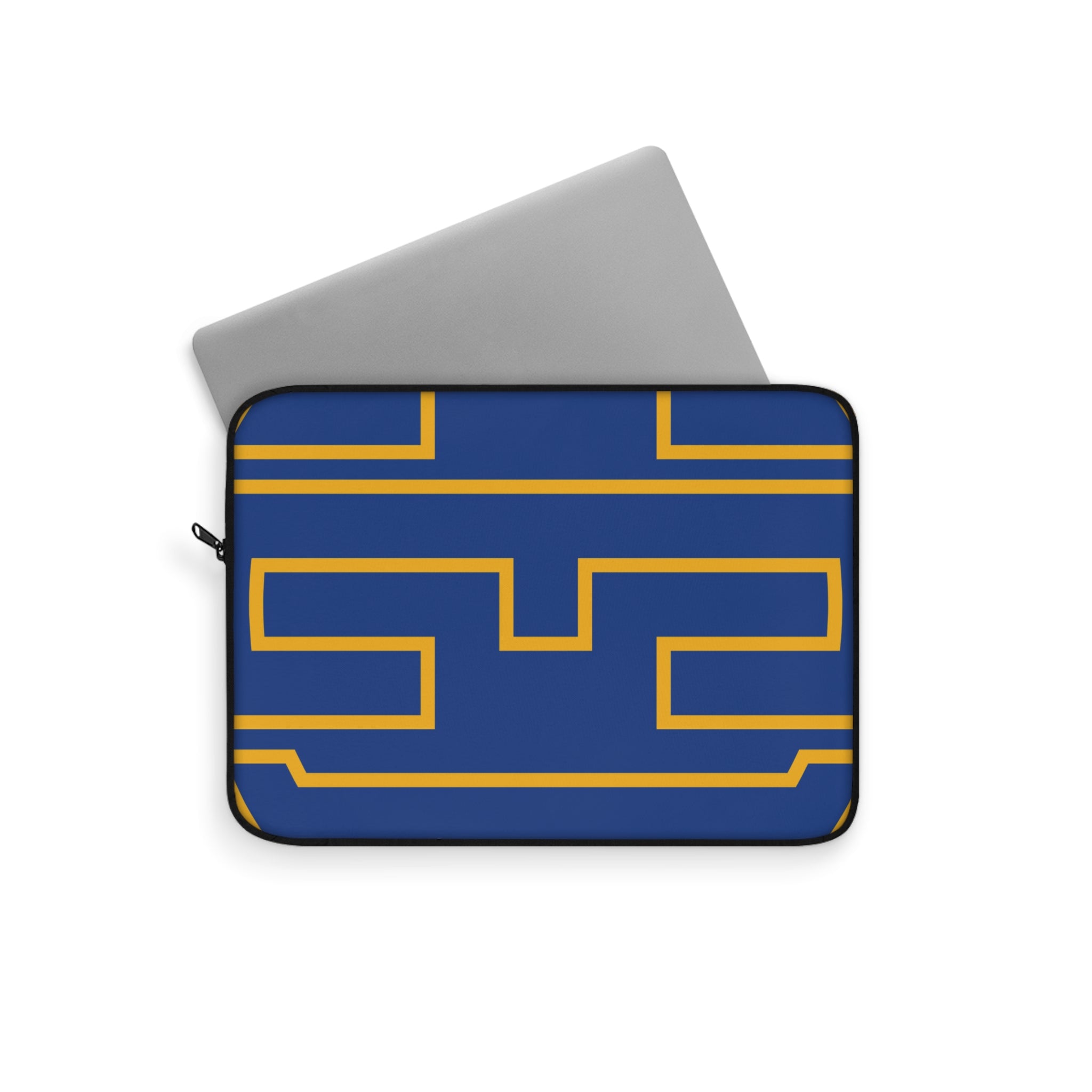 Personalized Laptop Sleeve Protective Case, Blue/Yellow Gold