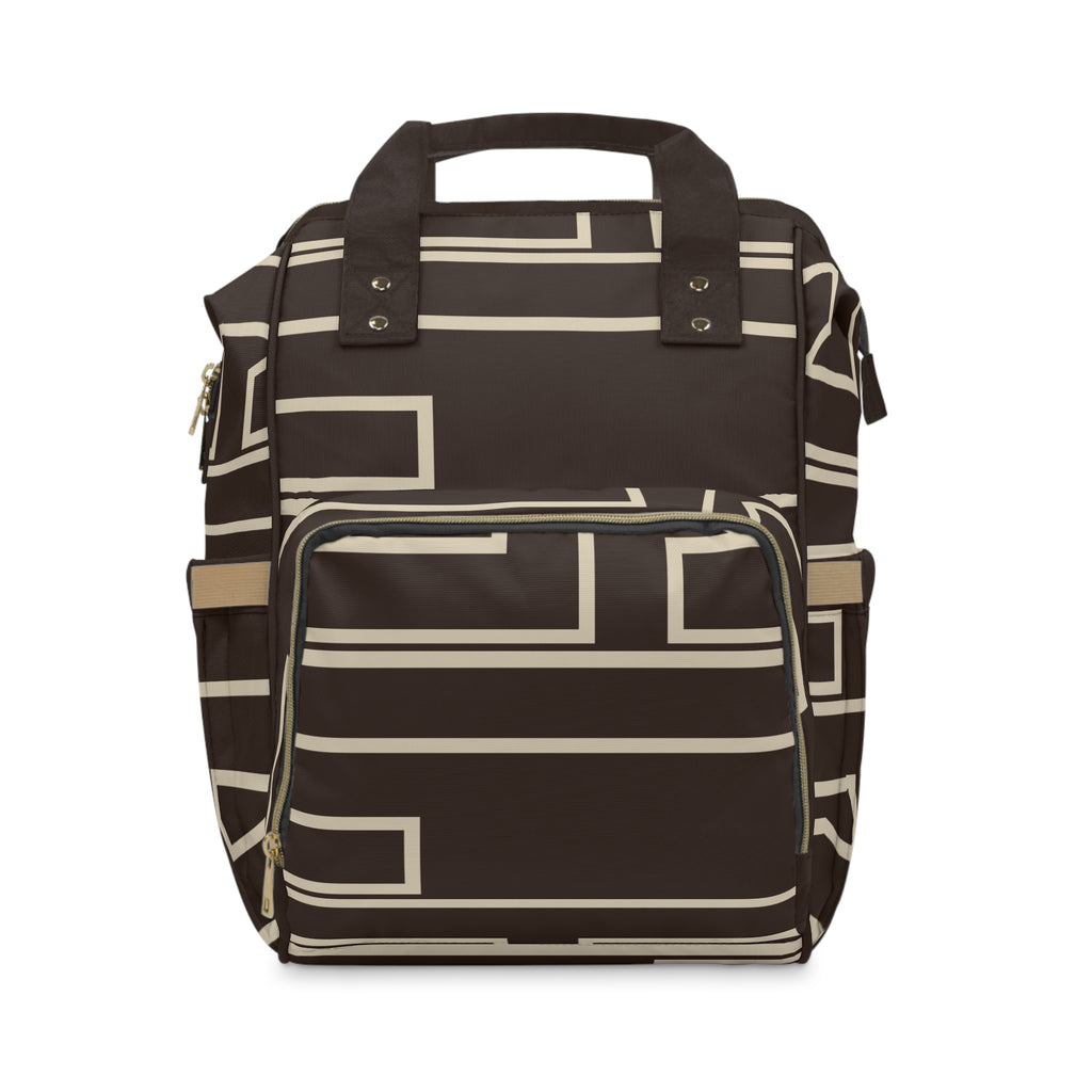 Signia Frame Backpack, Brown & Cream