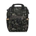 World Tour Nylon Multifunctional Carry-On Backpack — Lightweight Travel & Everyday Essential