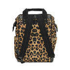 Wild Essence Leopard Print Commuter Backpack | Women’s Work & Travel Bag, Personalization Available