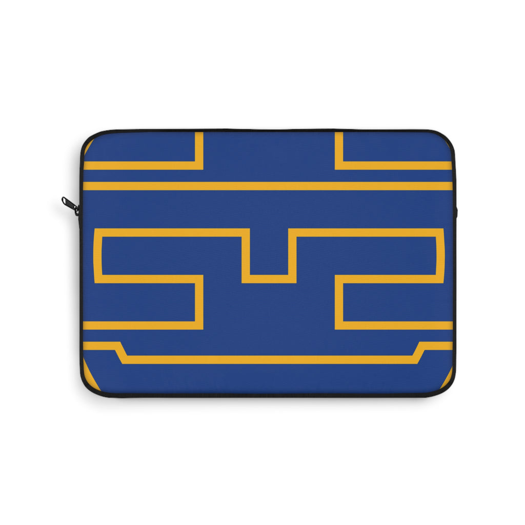 Personalized Laptop Sleeve Protective Case, Blue/Yellow Gold