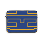 Personalized Laptop Sleeve Protective Case, Blue/Yellow Gold