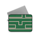 Green & Pink Personalized Slim Padded Laptop Sleeve
