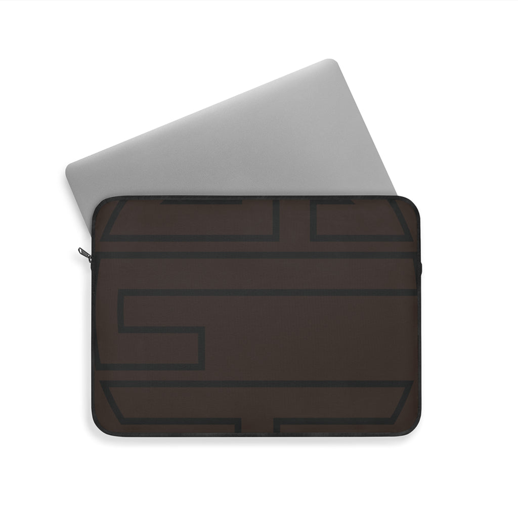 Signia Frame Laptop Sleeve, Brown & Black