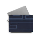Signia Frame Laptop Sleeve, Navy & Sky Blue