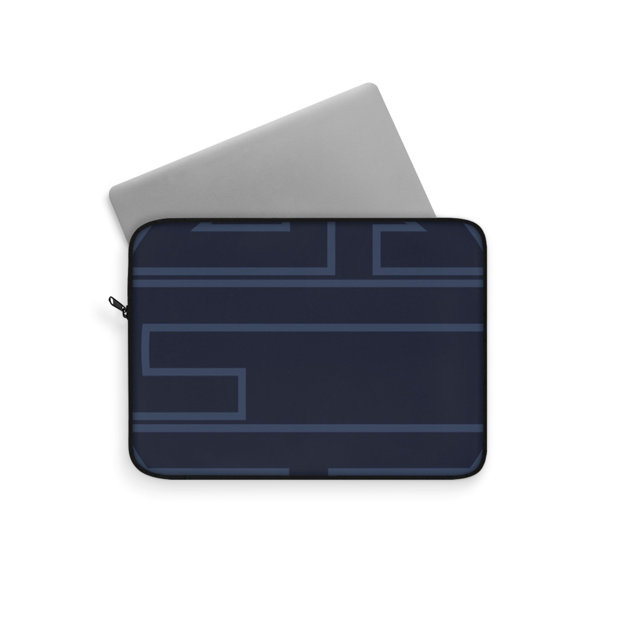 Signia Frame Laptop Sleeve, Navy & Sky Blue