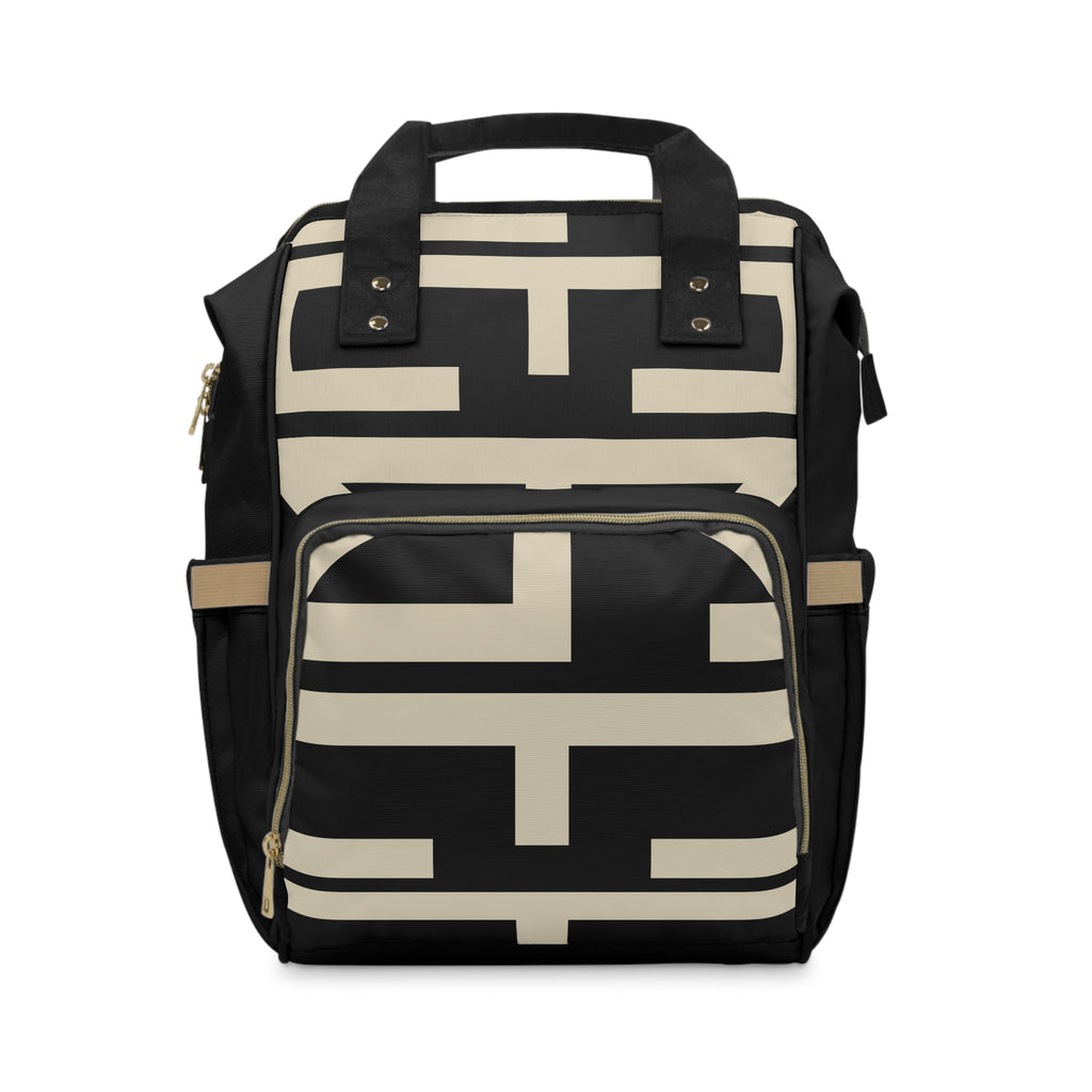 Signia Block Commuter Backpack, Black & Cream