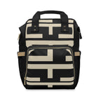 Signia Block Commuter Backpack, Black & Cream