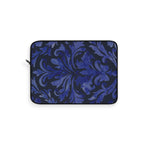 Blue Damask Slim Protective Laptop Sleeve —  Available in 12", 13", 15"