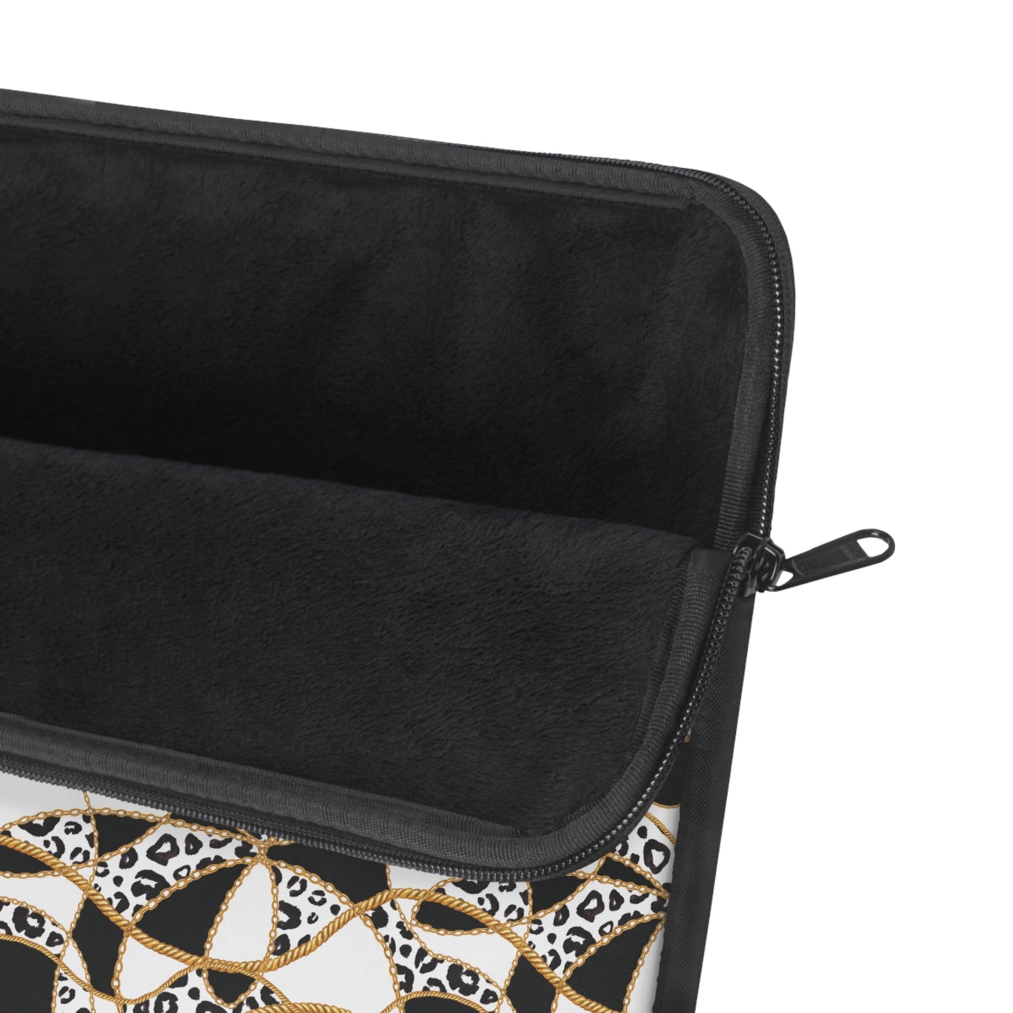 Leopard Chain Pattern Laptop Sleeve