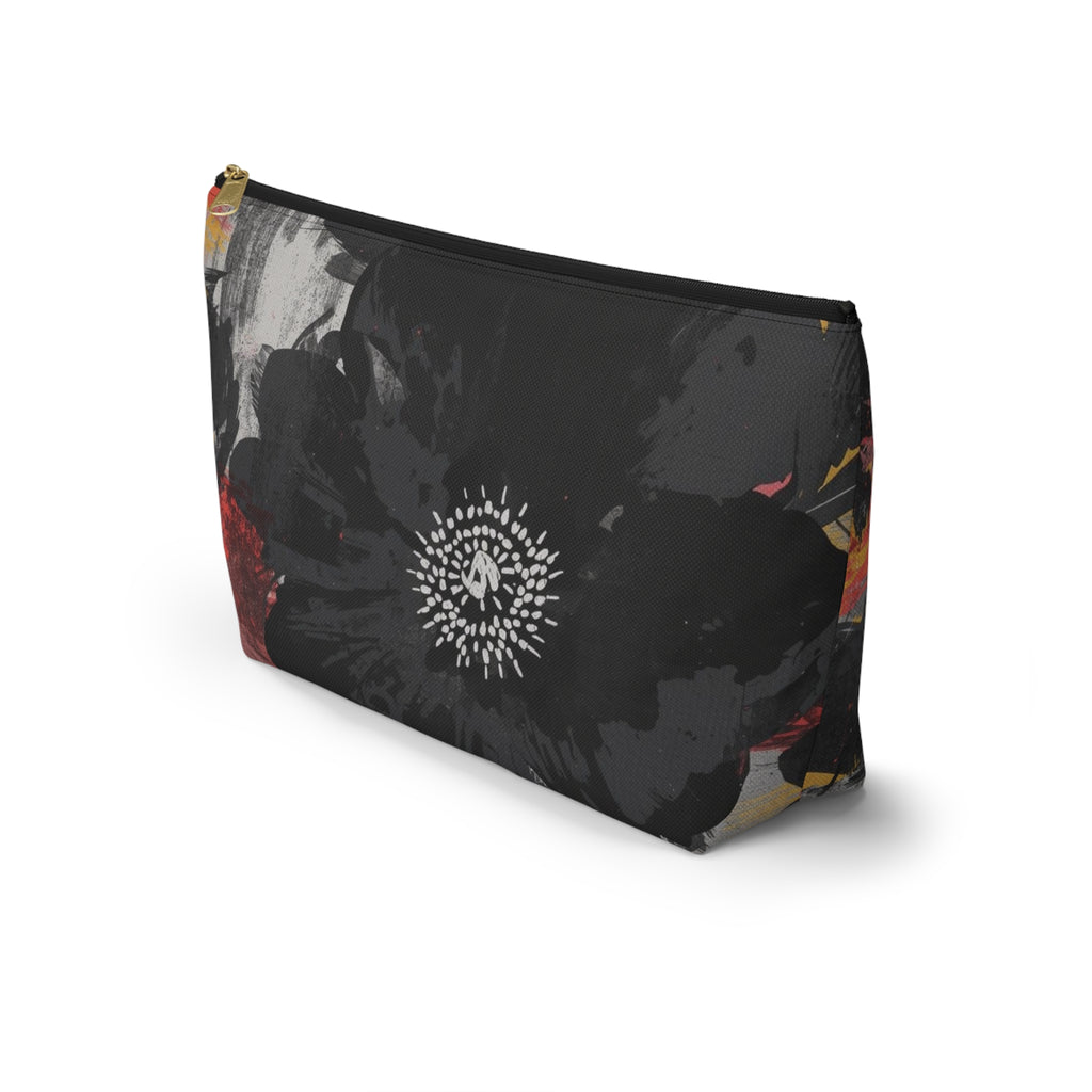 Floral Noir Accessory Pouch
