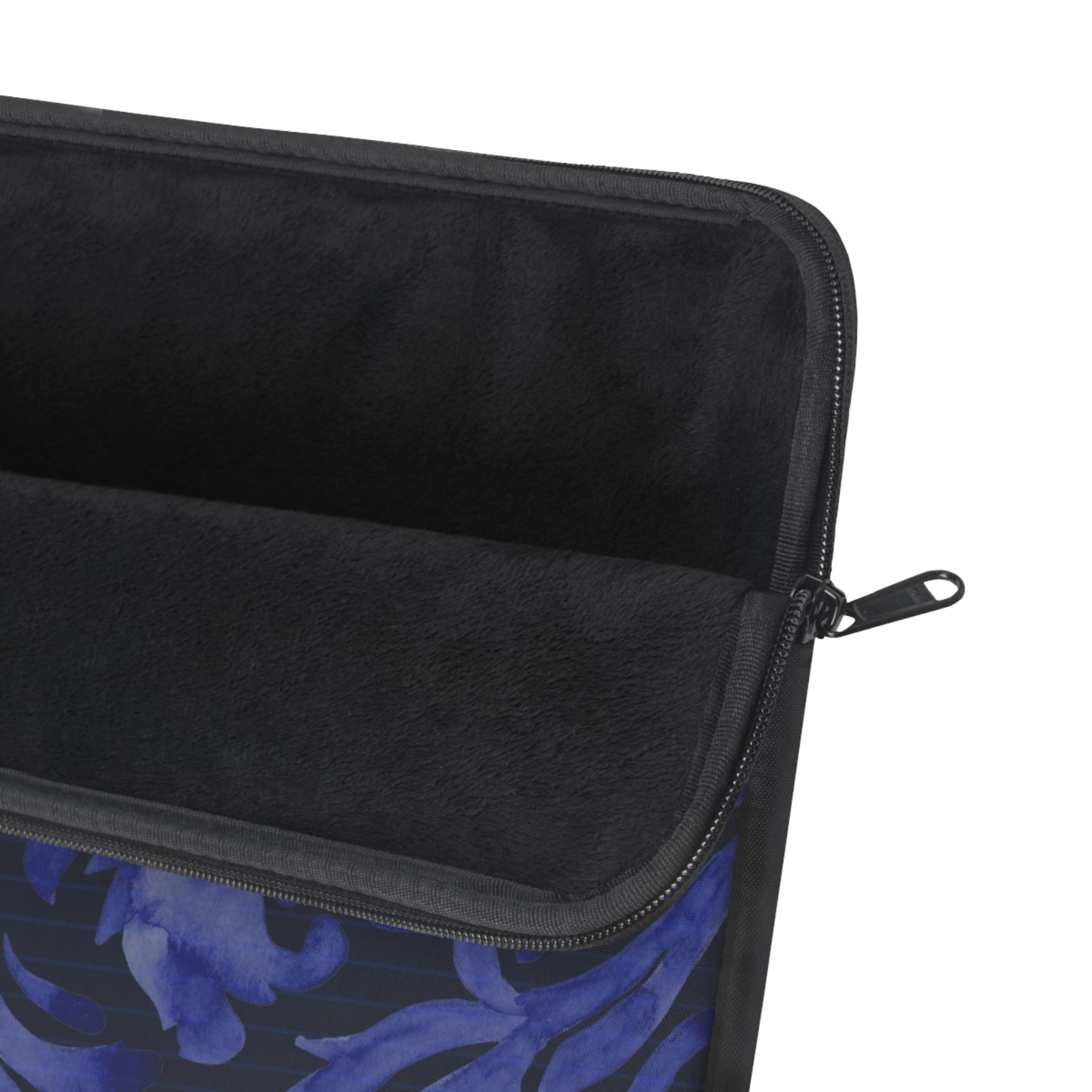Blue Damask Slim Protective Laptop Sleeve —  Available in 12", 13", 15"
