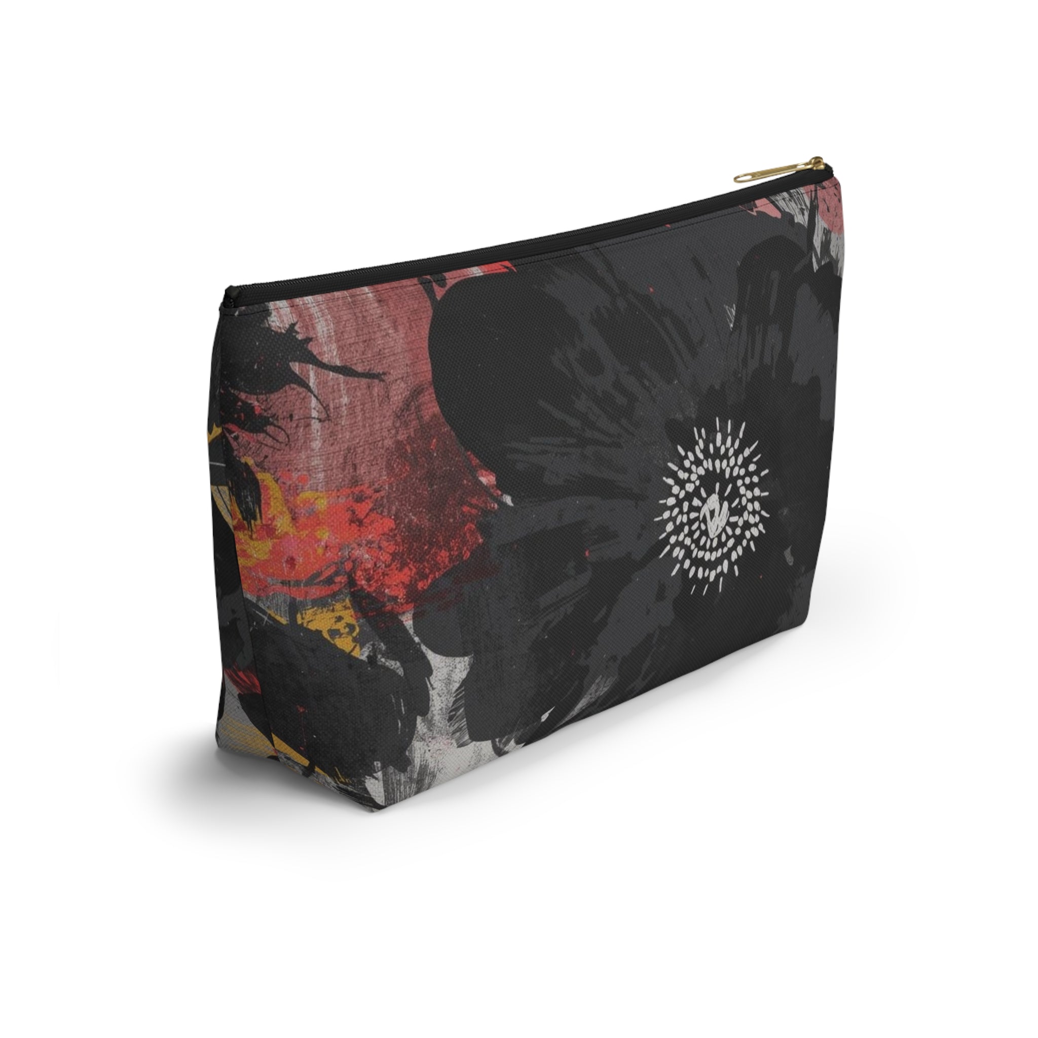 Floral Noir Accessory Pouch