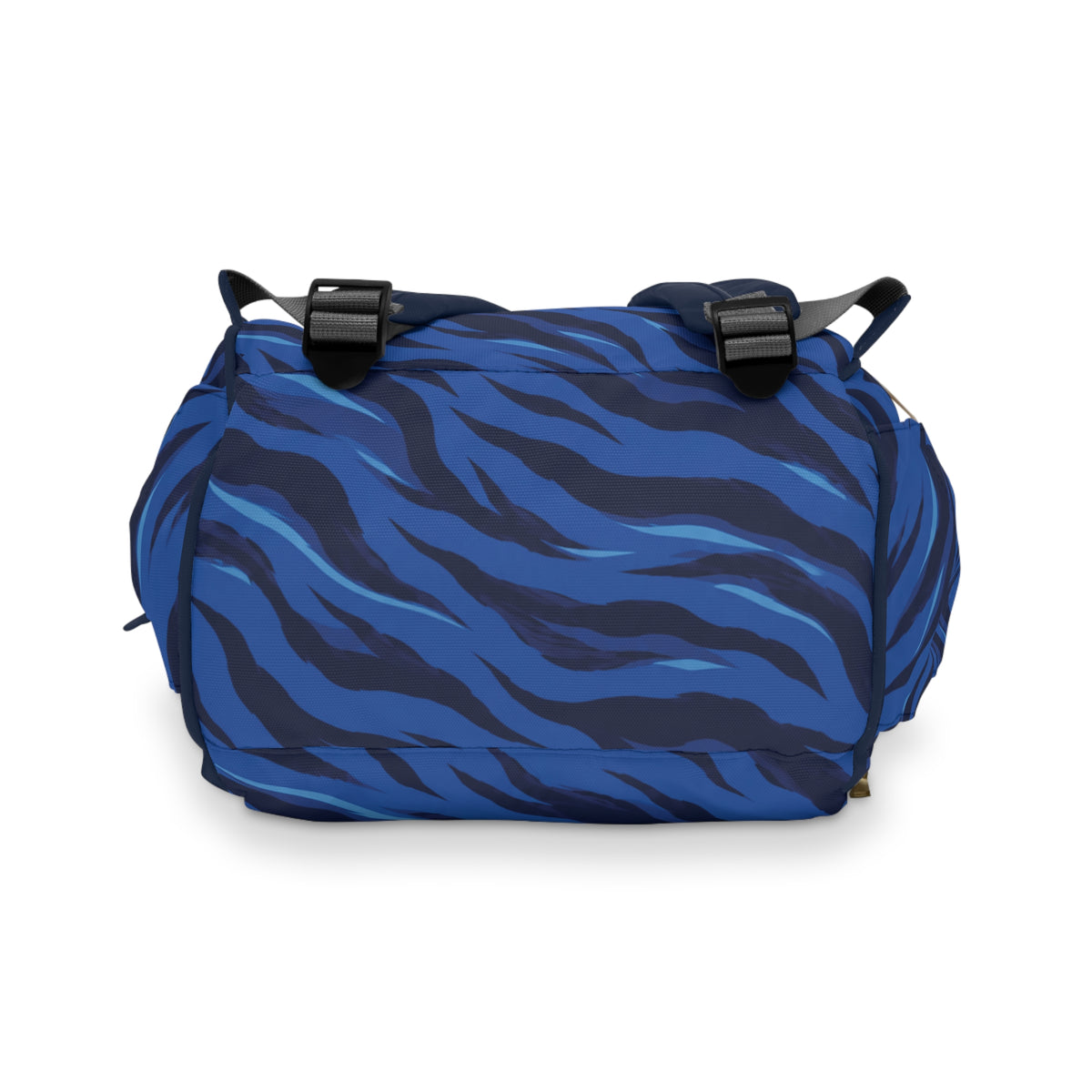 Blue Tiger Stripe Commuter Backpack | Women’s Navy & Royal Blue Work and Travel Bag