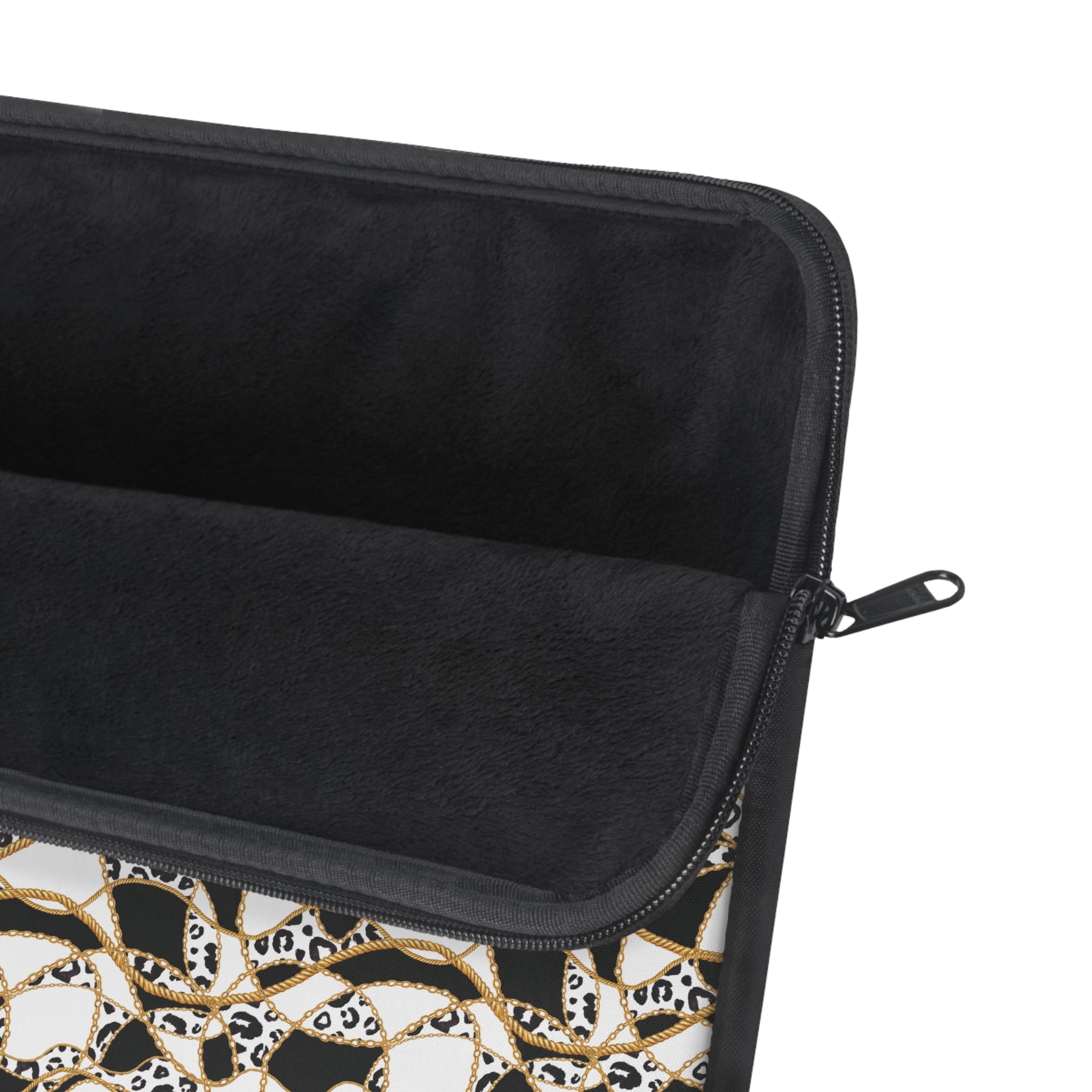 Leopard Chain Pattern Laptop Sleeve