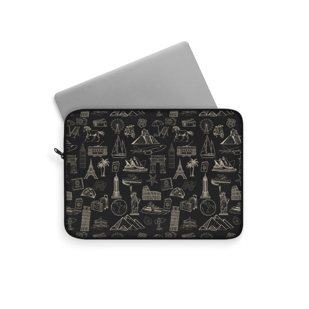 World Tour Laptop Sleeve, Black