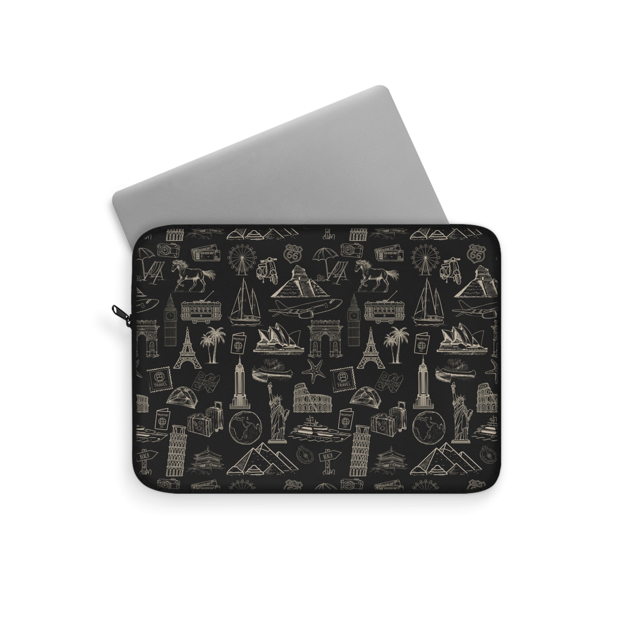 World Tour Laptop Sleeve, Black