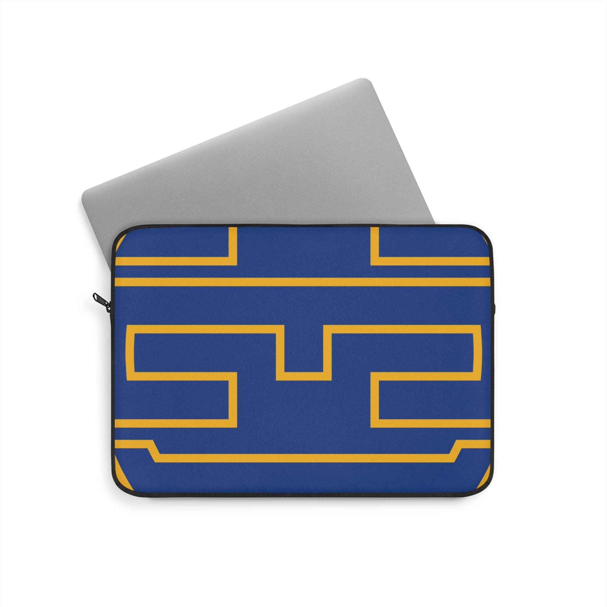 Personalized Laptop Sleeve Protective Case, Blue/Yellow Gold