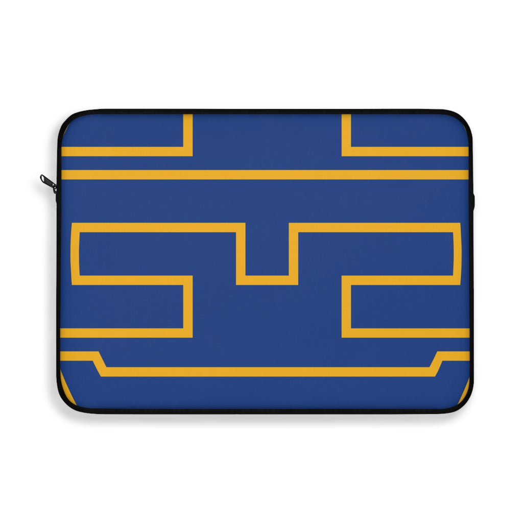 Personalized Laptop Sleeve Protective Case, Blue/Yellow Gold
