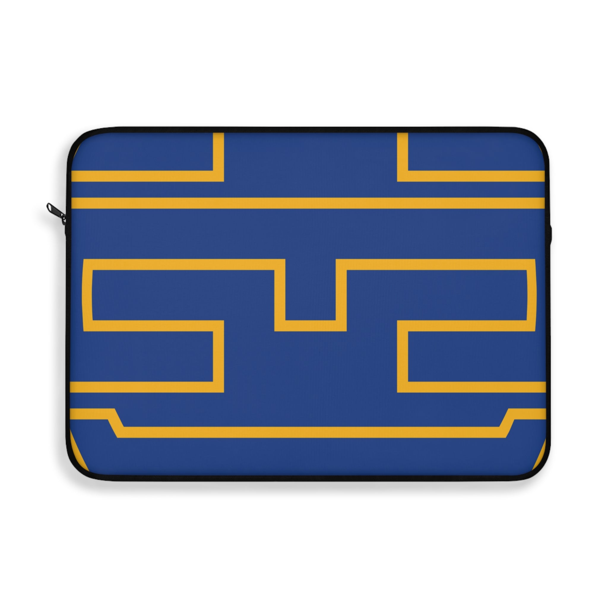 Personalized Laptop Sleeve Protective Case, Blue/Yellow Gold