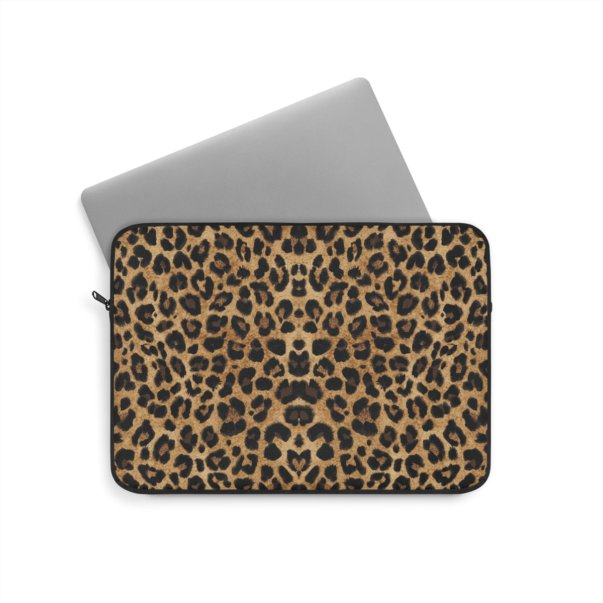 Wild Essence Leopard Print Padded Laptop Sleeve | Animal Print Computer Case
