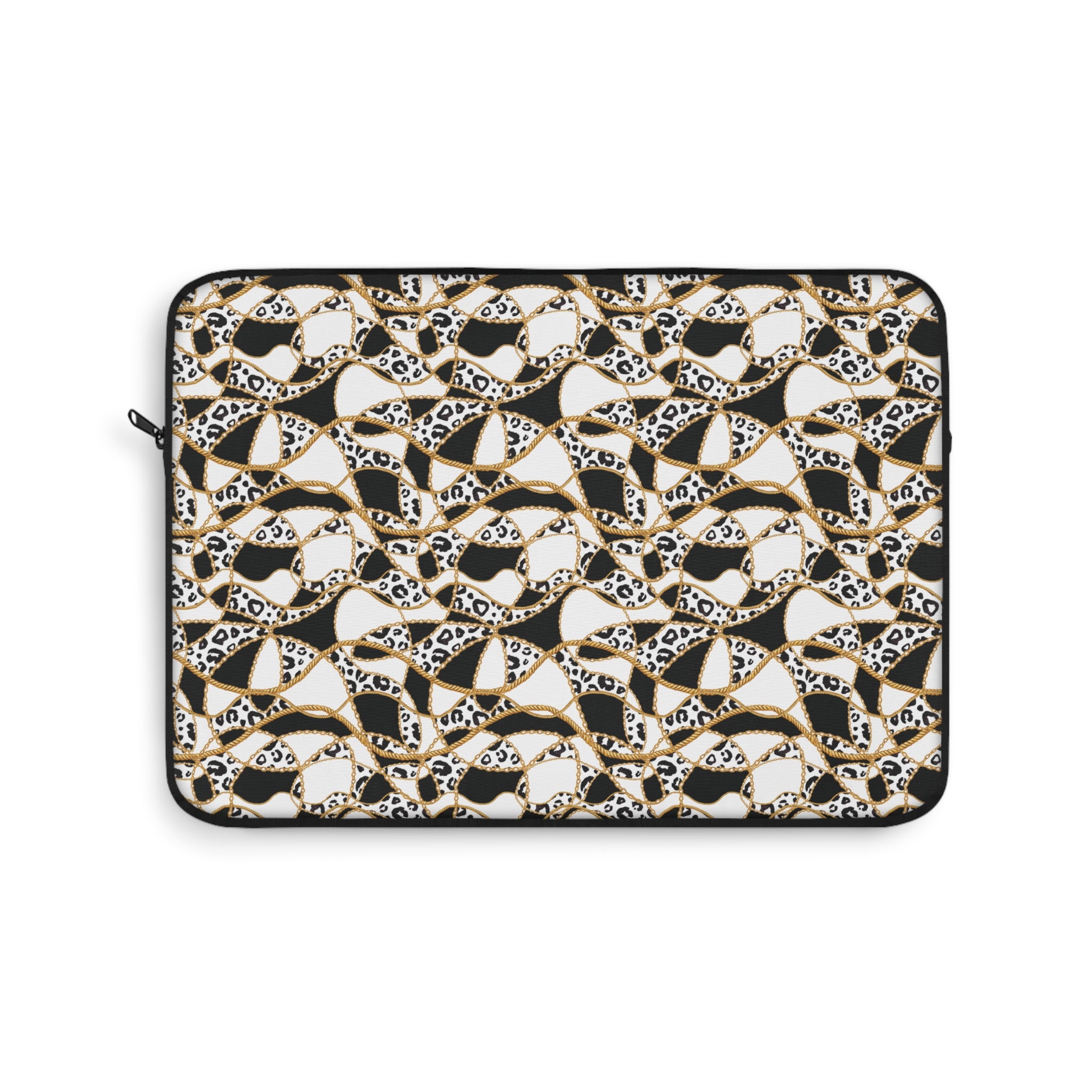 Leopard Chain Pattern Laptop Sleeve