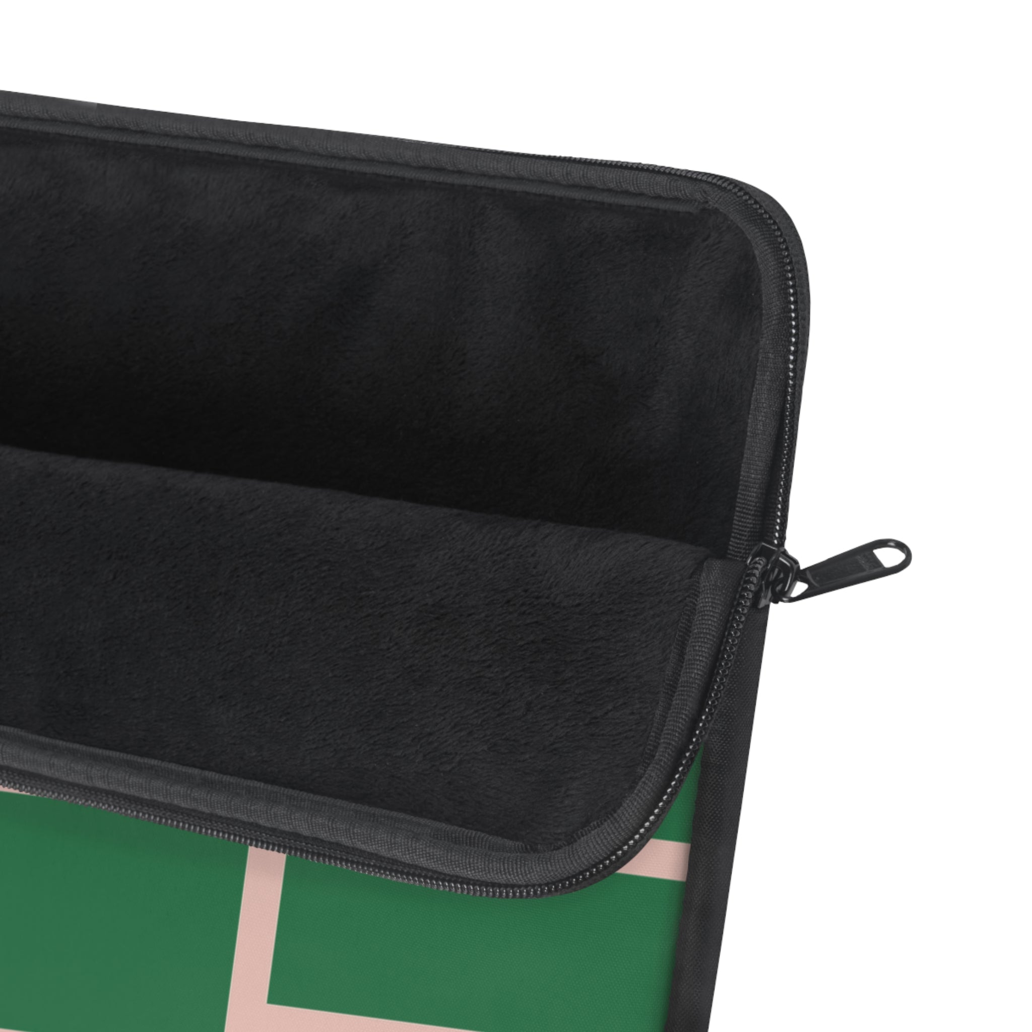 Personalized Laptop Sleeve Protective Case, Green/Pink