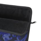 Blue Damask Slim Protective Laptop Sleeve —  Available in 12", 13", 15"