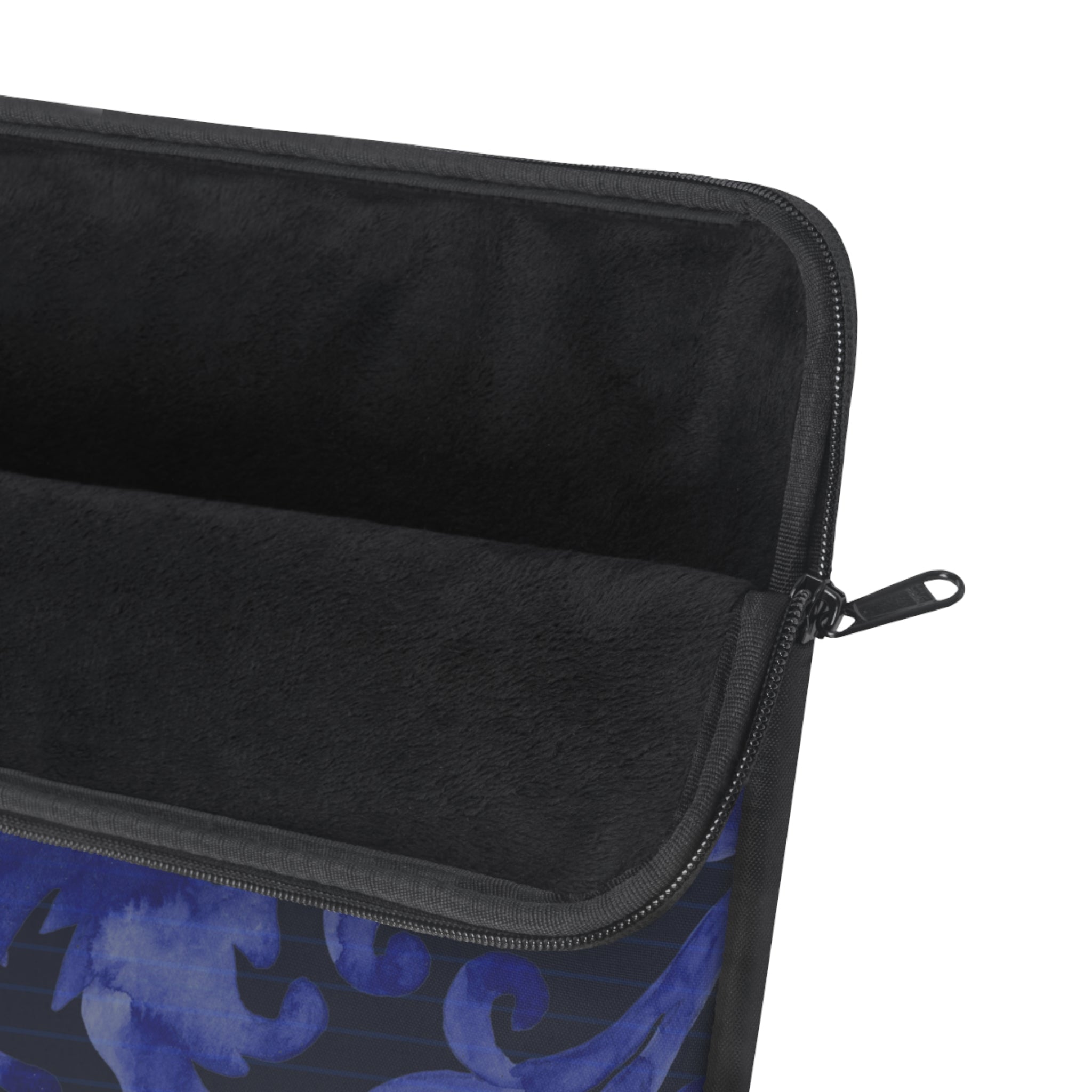 Blue Damask Slim Protective Laptop Sleeve —  Available in 12", 13", 15"