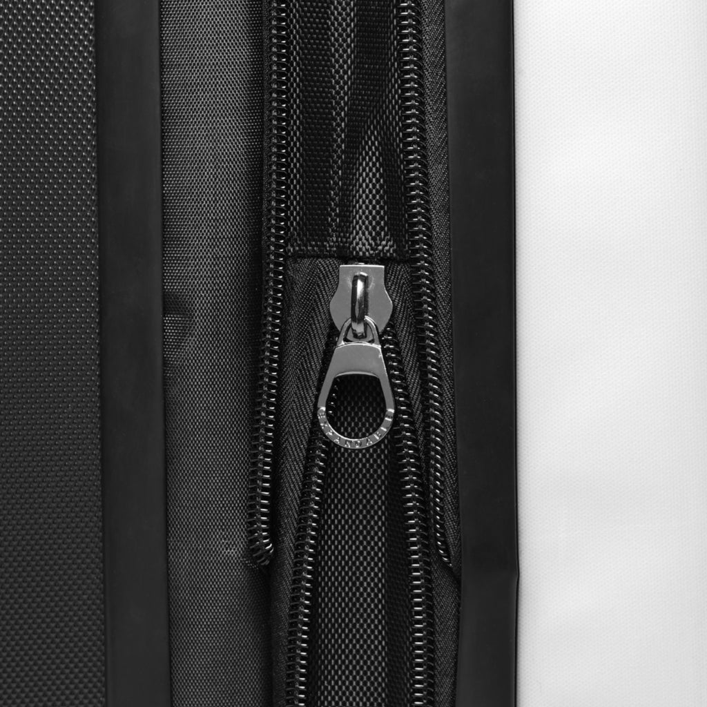 Signia Block Hard-Shell Luggage, Coffee Bean & Cream
