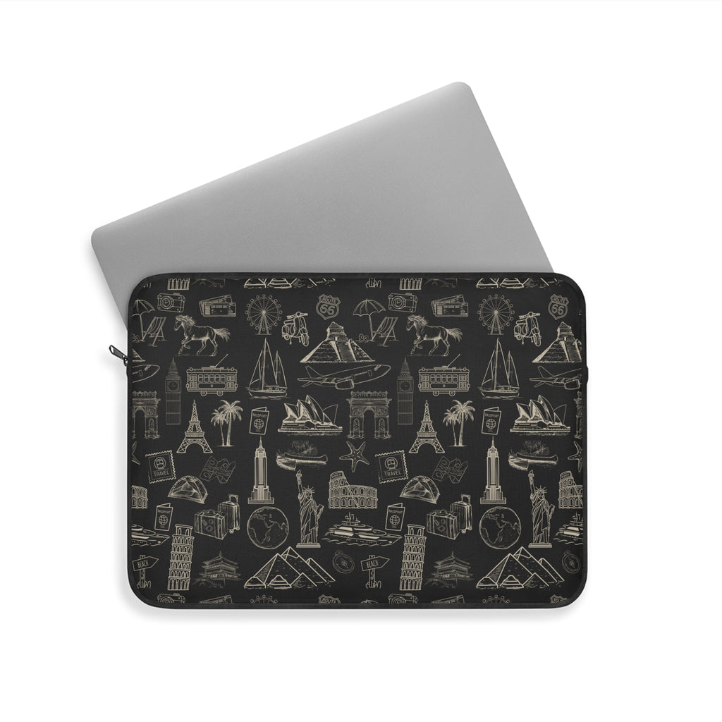 World Tour Laptop Sleeve, Black