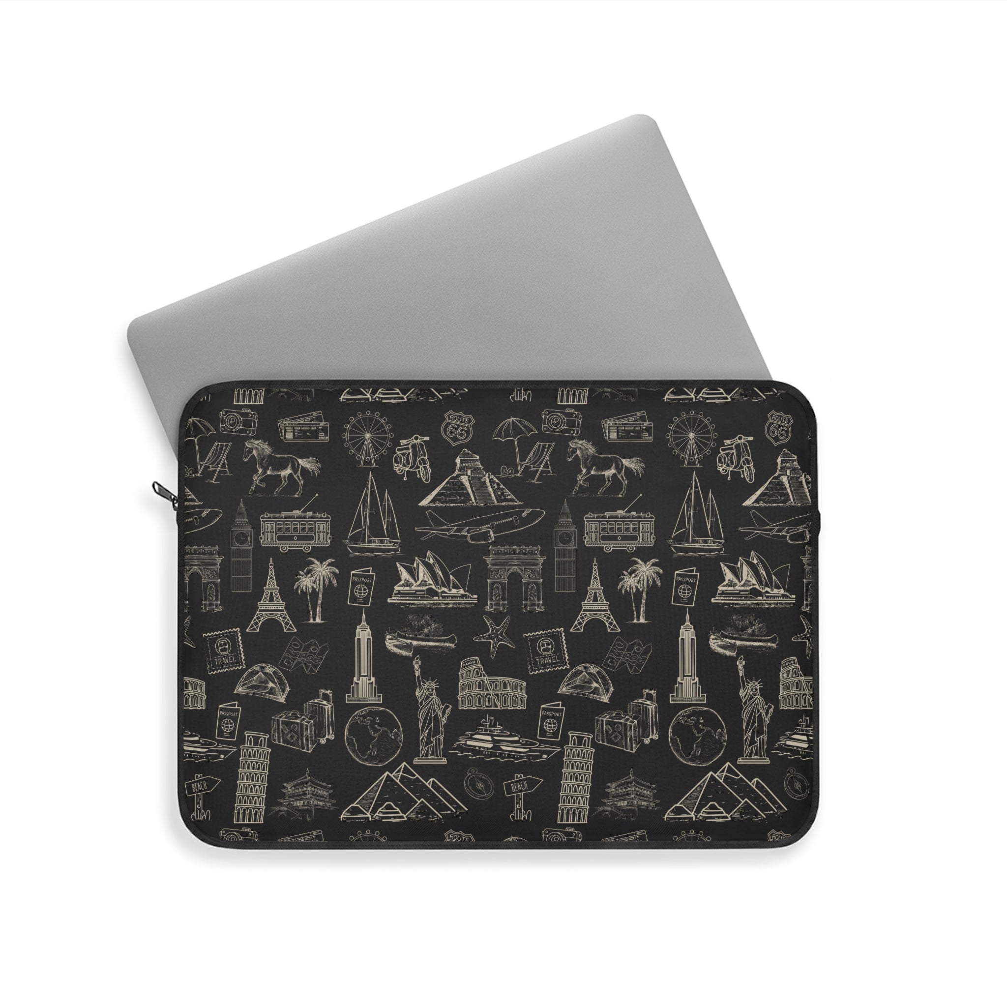 World Tour Laptop Sleeve, Black