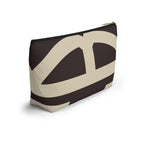 Signia Block Accessory Pouch, Coffee Bean & Cream