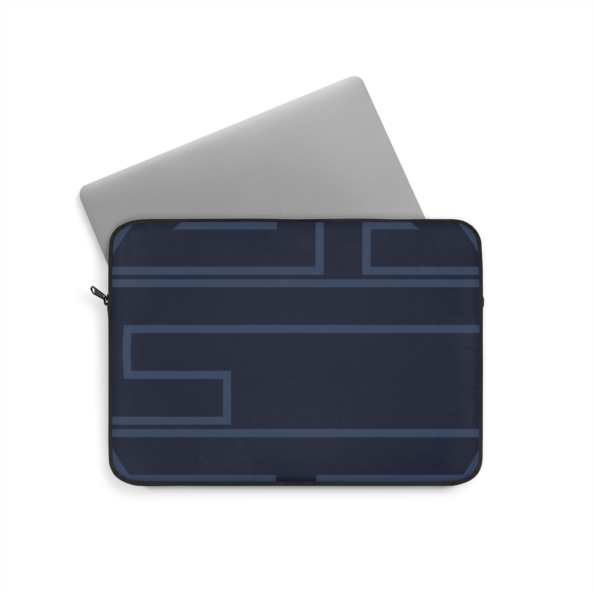 Signia Frame Laptop Sleeve, Navy & Sky Blue