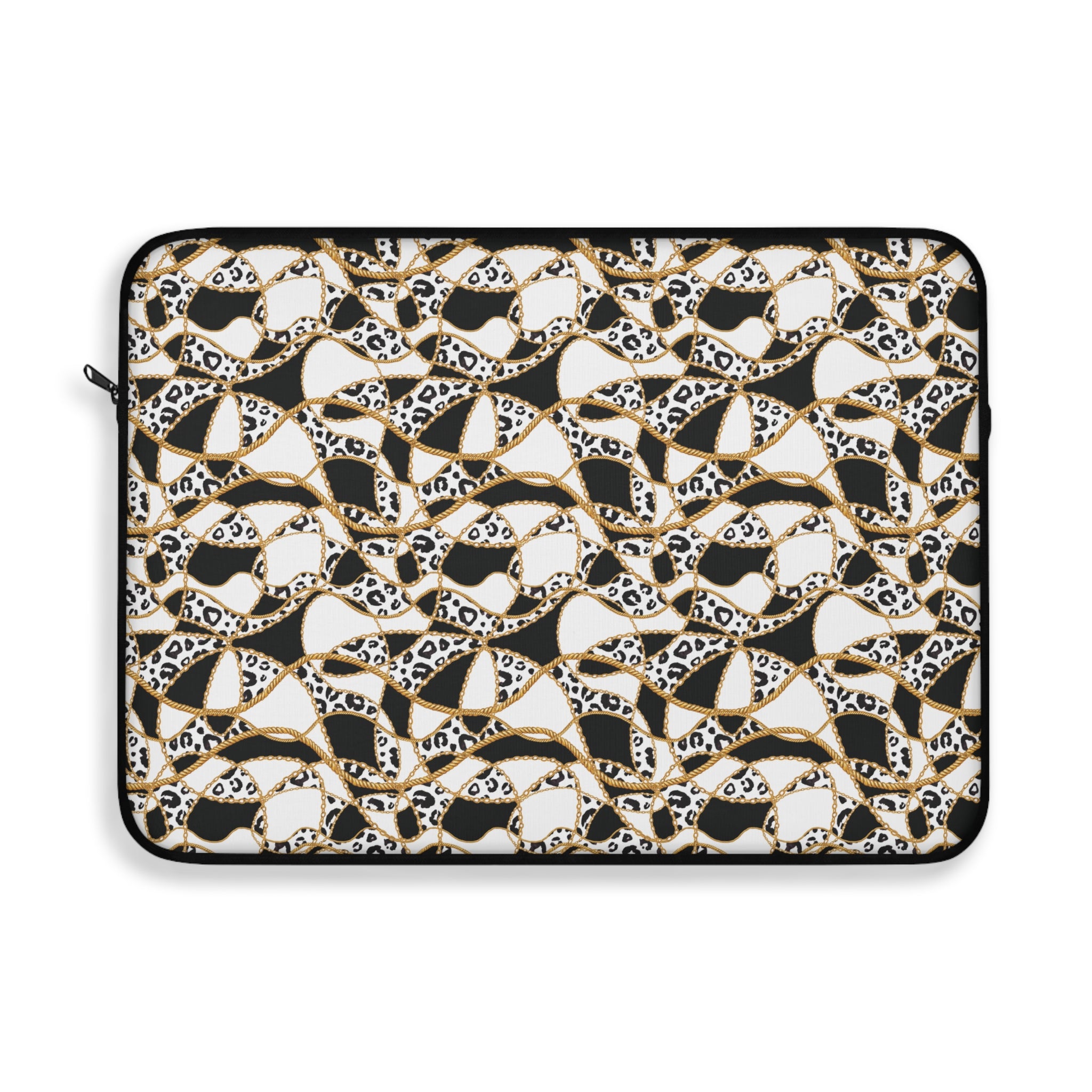 Leopard Chain Pattern Laptop Sleeve