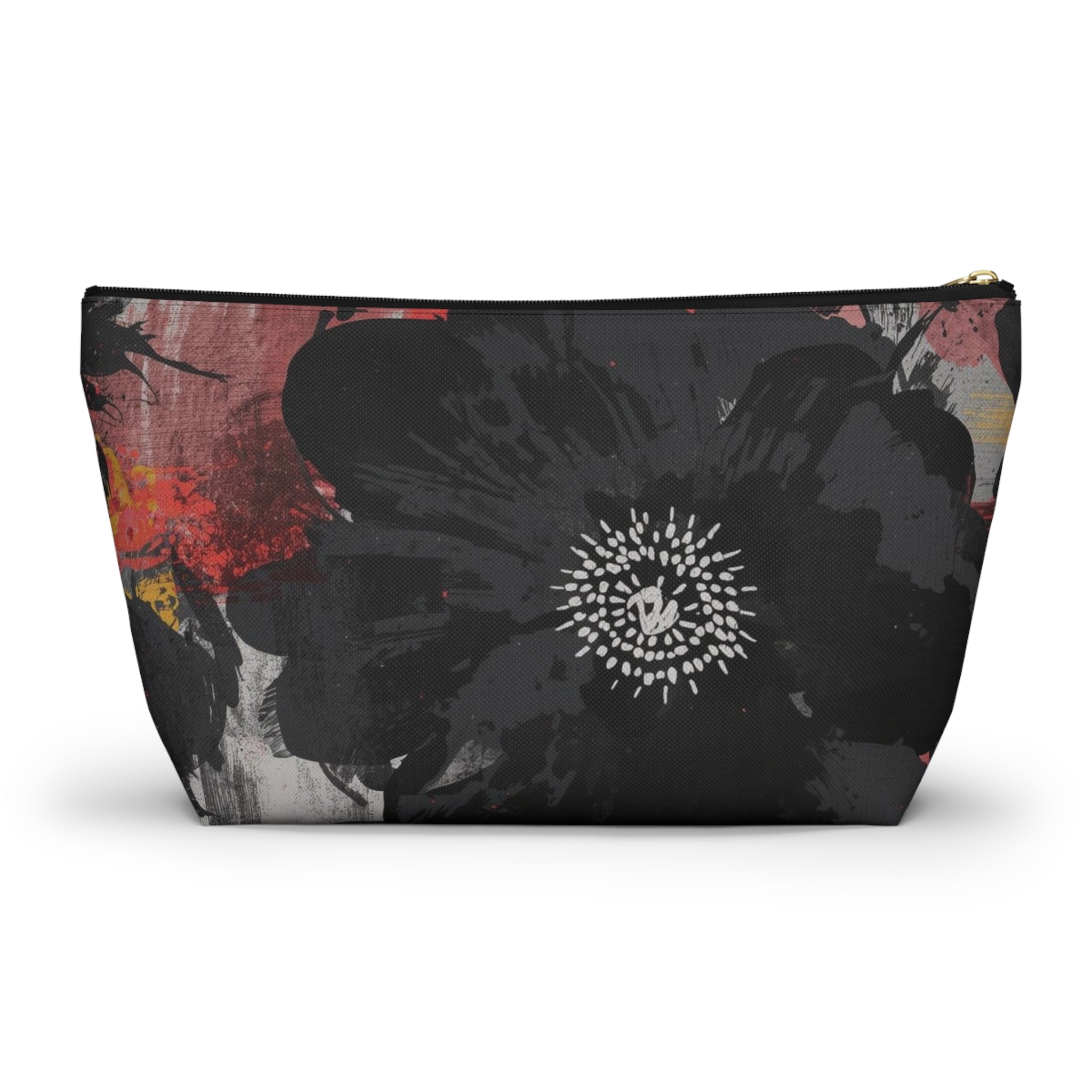 Floral Noir Accessory Pouch