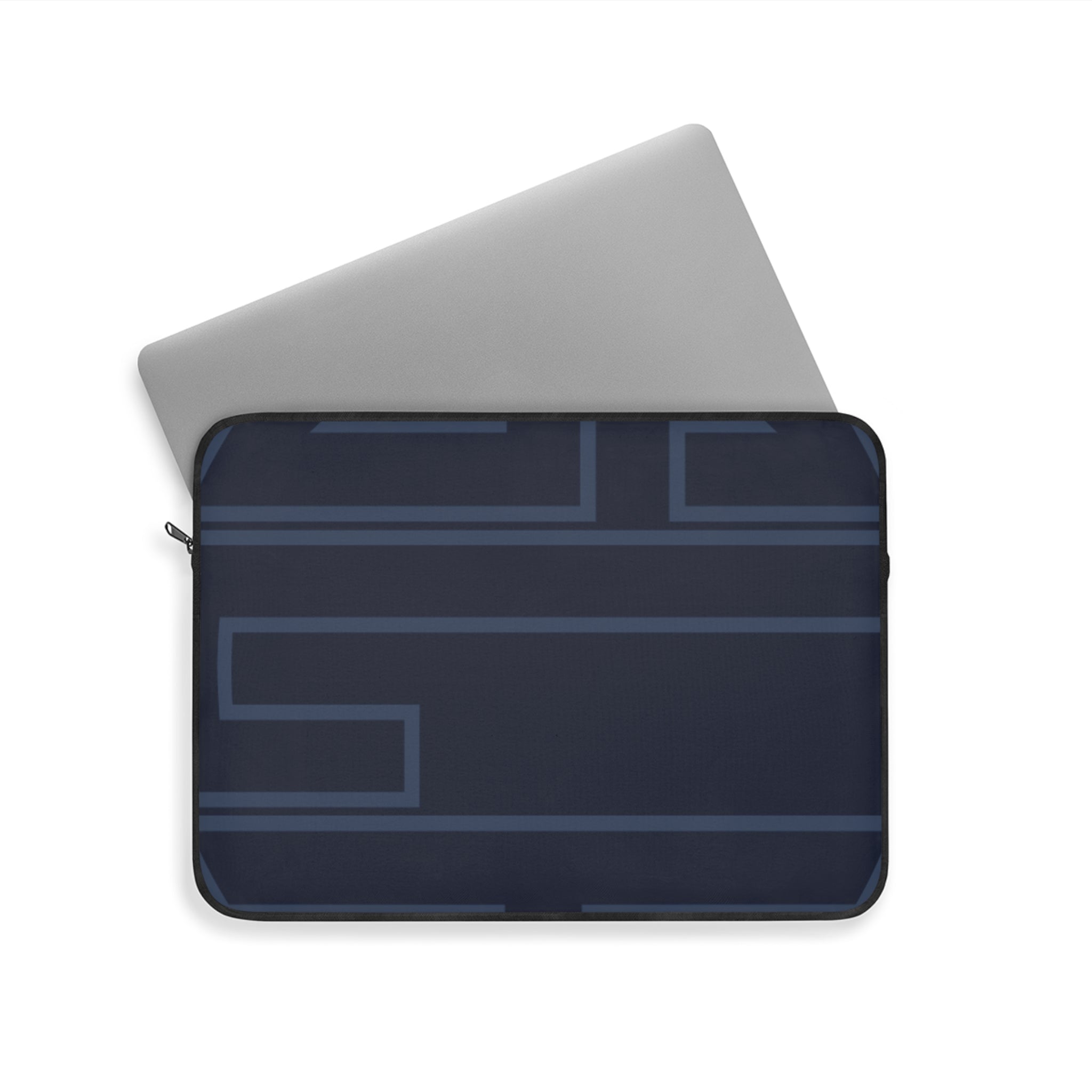 Signia Frame Laptop Sleeve, Navy & Sky Blue