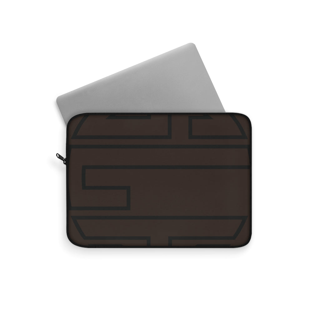 Signia Frame Laptop Sleeve, Brown & Black