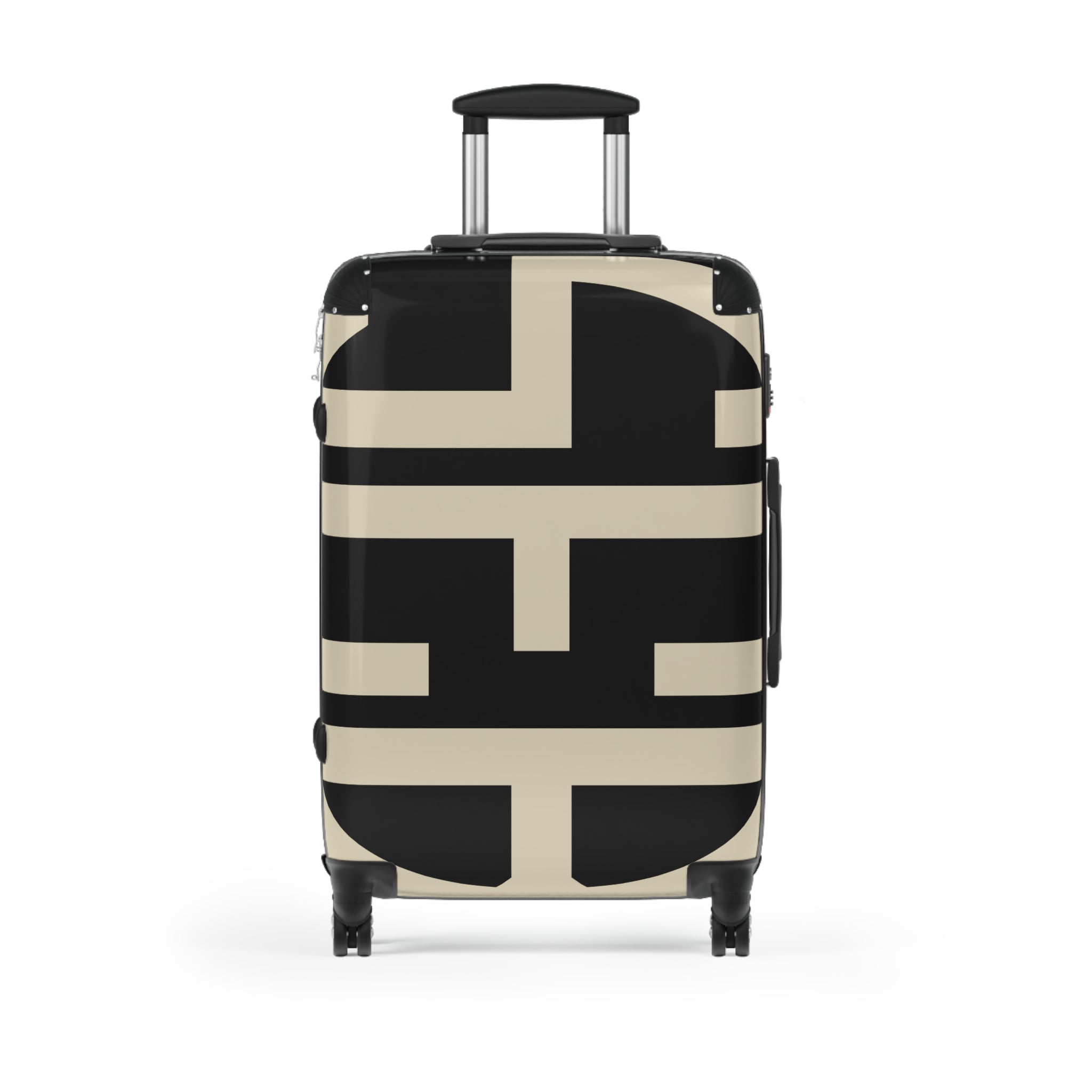 Signia Block Hard Shell Luggage, Black & Cream