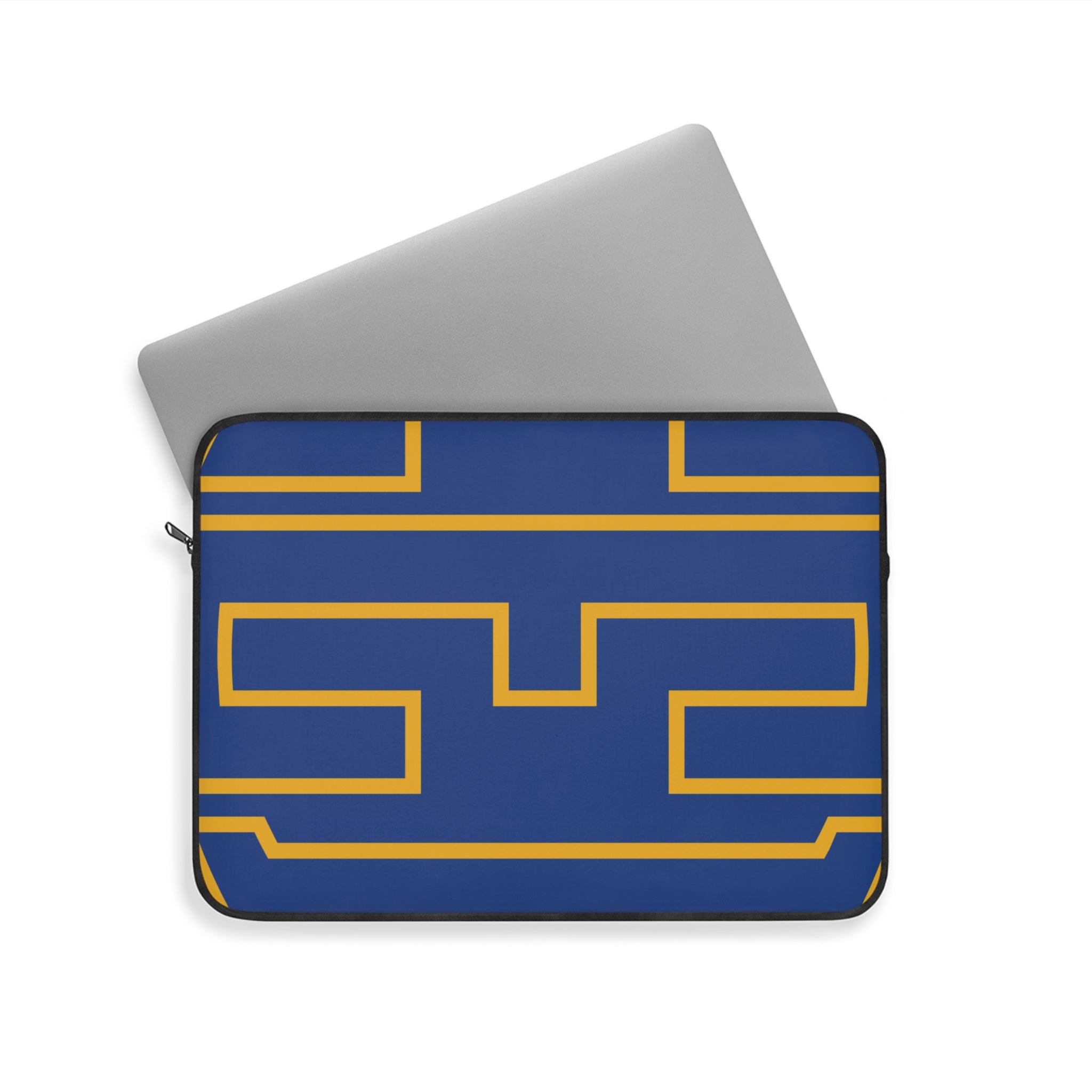 Personalized Laptop Sleeve Protective Case, Blue/Yellow Gold