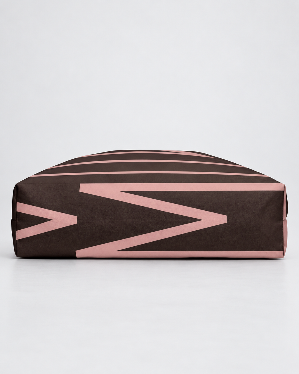 Bold Personalized Monogram Weekender Tote Bag – Chocolate & Blush