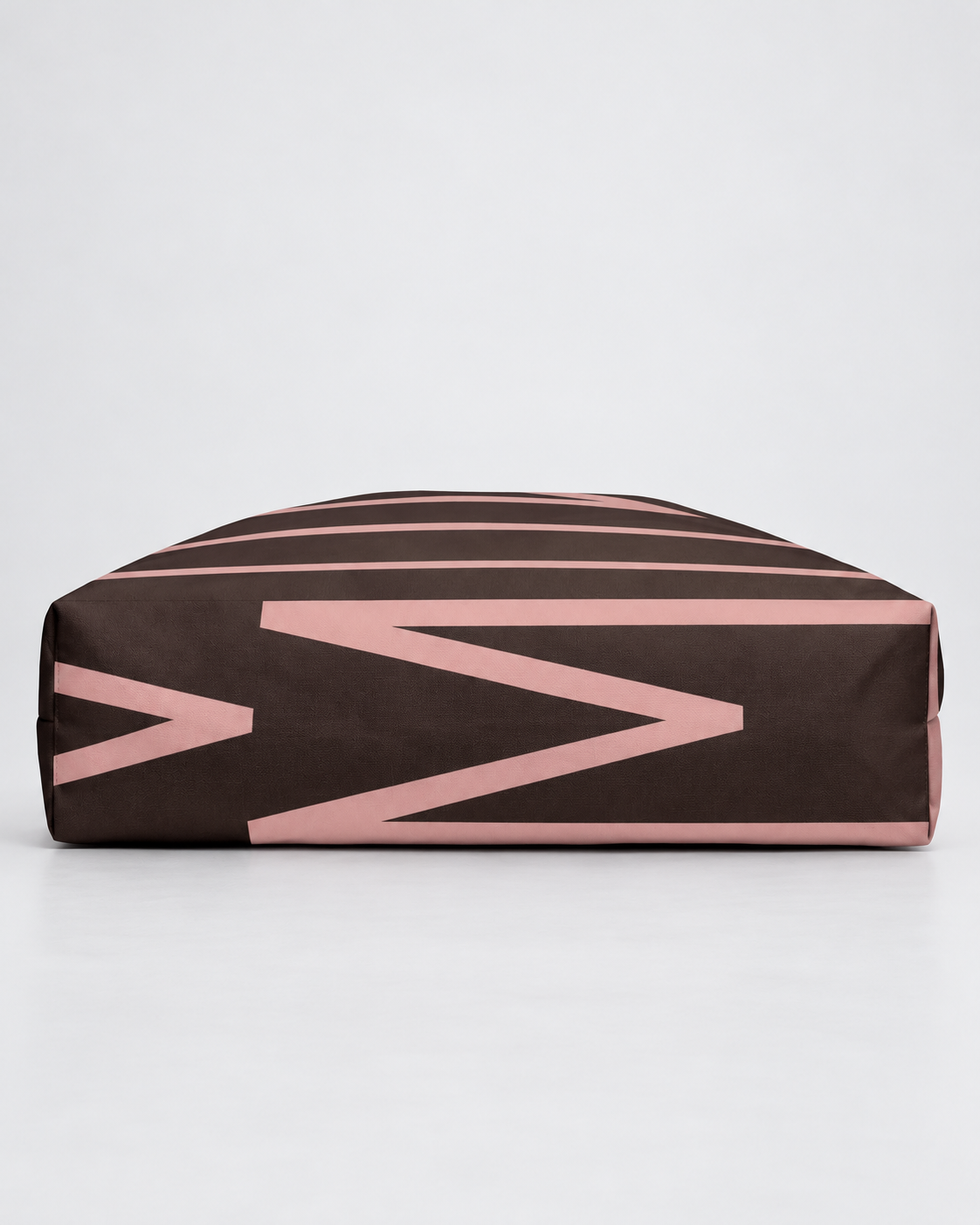 Bold Personalized Monogram Weekender Tote Bag – Chocolate & Blush