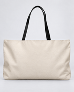 Personalized Center Stage Initial Weekender Tote | Custom Monogram Travel Bag with Script Name
