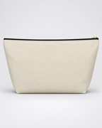 Personalized Classic Initial Cosmetic Pouch | Custom Monogram Makeup Bag with Script Name