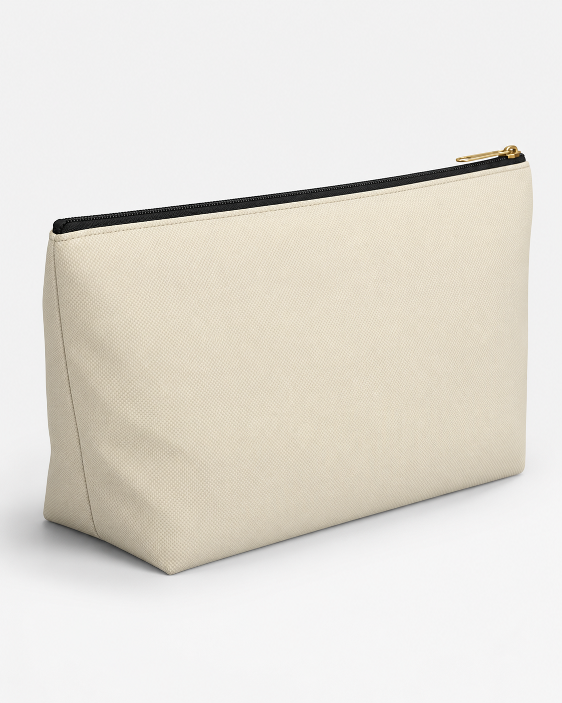 Personalized Classic Initial Cosmetic Pouch | Custom Monogram Makeup Bag with Script Name