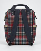 Rogue Rosette Plaid Backpack | Women’s Red & Navy Commuter Bag
